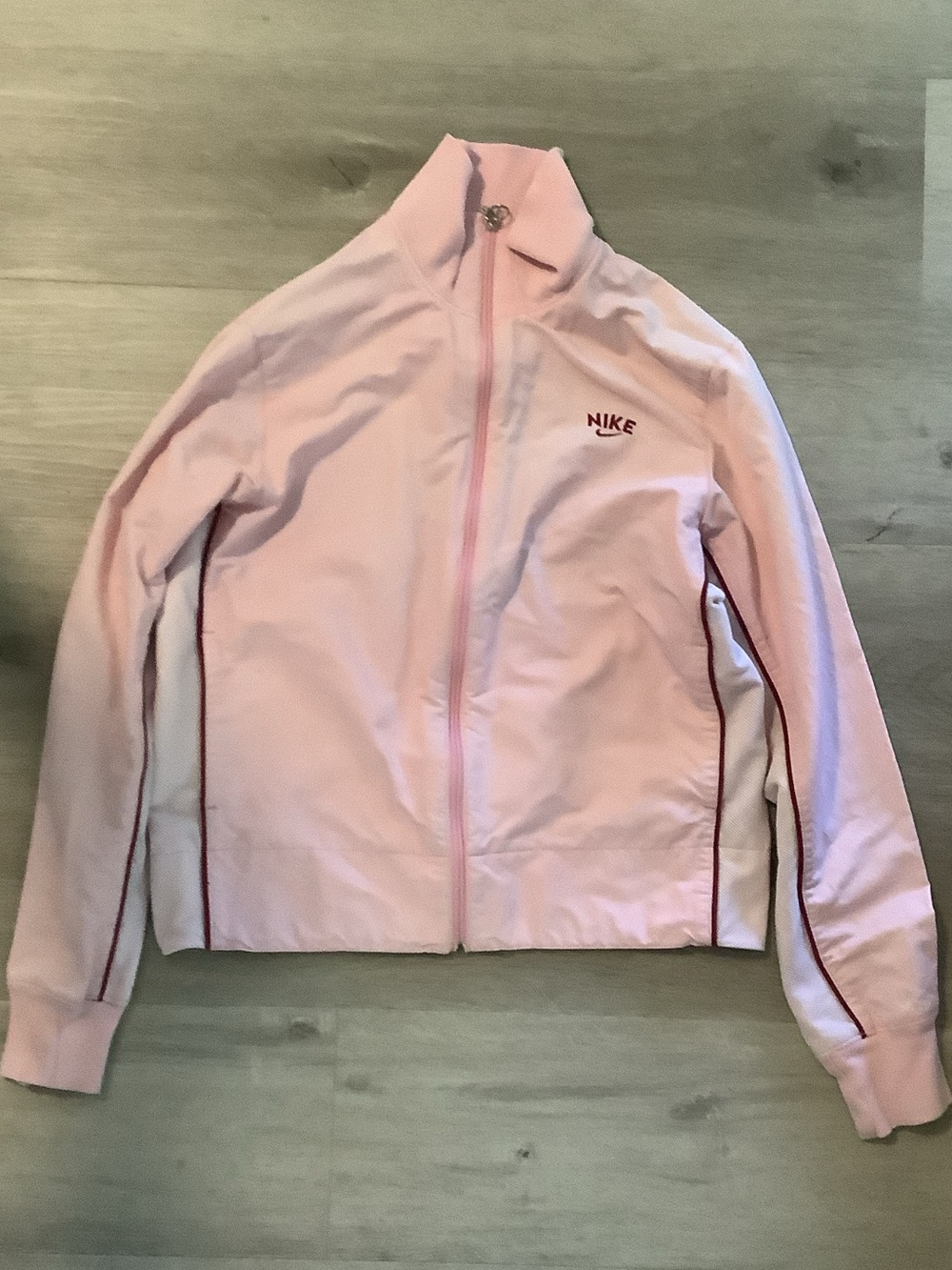 Nike Women's Light Pink Bomber Track Jacket
